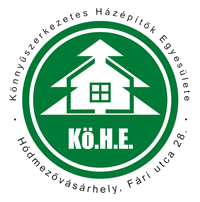 Könnyűszerkezetes Házépítők Egyesülete logó